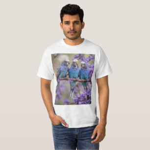 Camiseta Charla en la Copa del Árbol: Periquitos Azules en