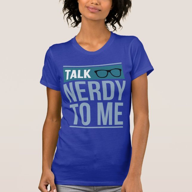 Camiseta charla nerdy a mí (Anverso)