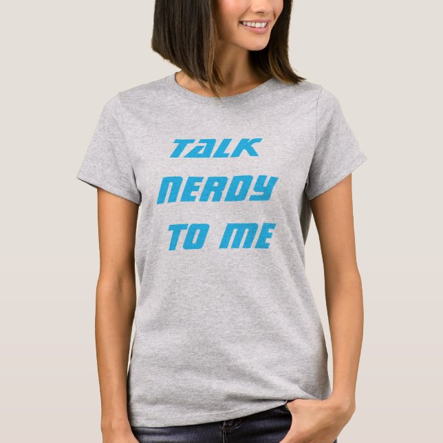 Camiseta Charla nerdy a mí (Anverso)