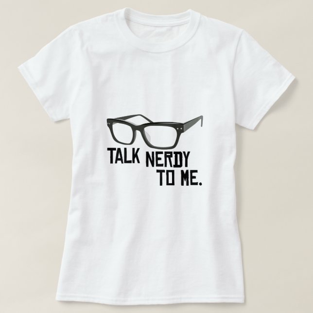 Camiseta Charla Nerdy a mí (Diseño del anverso)