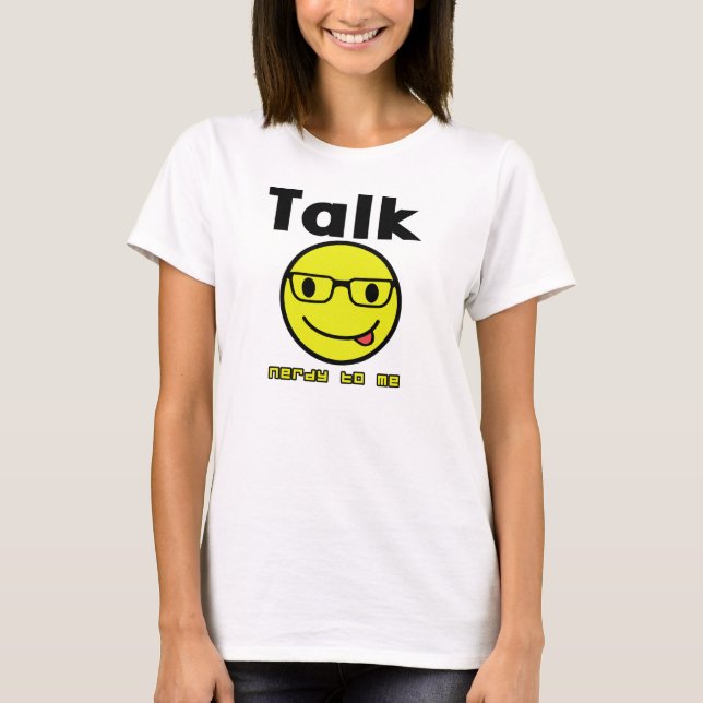 Camiseta Charla nerdy a mí (Anverso)