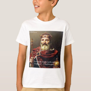 Camiseta Charlemagne "Lenguaje de la Risa" Regalos y Camise