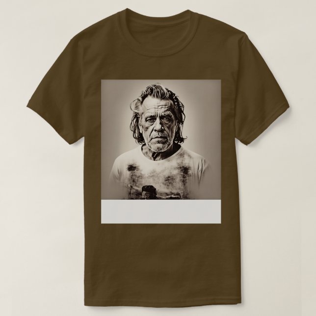 Camiseta Charles Bukowski 8 (Diseño del anverso)