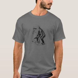 Camiseta Charles Darwin como un simio - Evolución