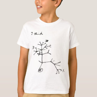 Camiseta Charles Darwin - Creo (Negro)