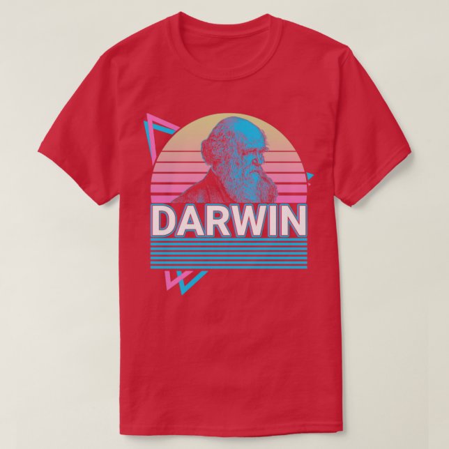 Camiseta Charles Darwin Evolution Theory Retro Gift1 (Diseño del anverso)