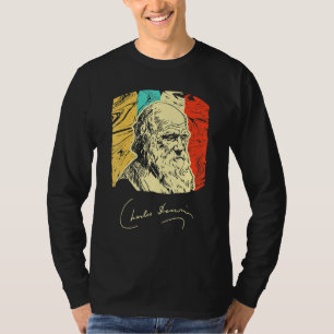 Camiseta Charles Darwin Naturalist Biólogo Retr