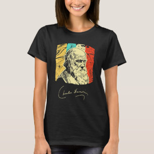 Camiseta Charles Darwin Naturalist Biólogo Retr
