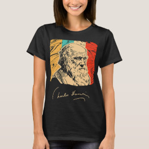 Camiseta Charles Darwin Naturalist Biólogo Retr