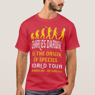 Camiseta Charles Darwin Origin Especies Mundo nuestra Evolu