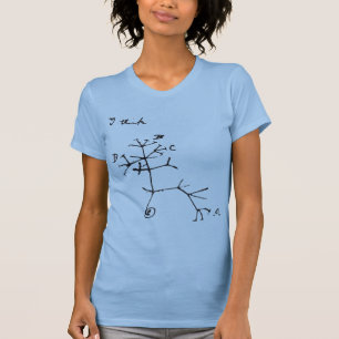 Camiseta Charles Darwin - pienso (el negro)