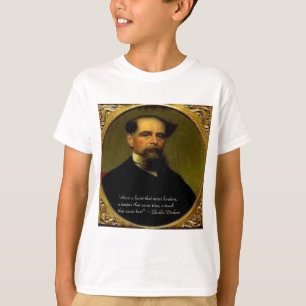 Camiseta Charles Dickens y la más sentida cita