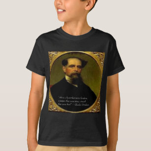 Camiseta Charles Dickens y la más sentida cita
