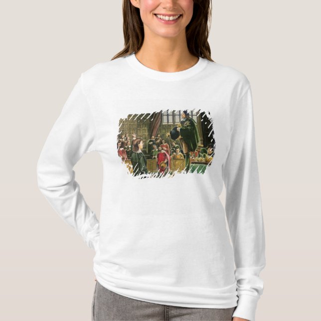 Camiseta Charles I en la Cámara de los Comunes (Anverso)