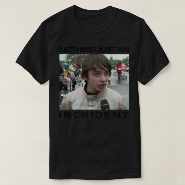 Camiseta Charles Leclerc Nada más que un incidente inchidan (Diseño del anverso)
