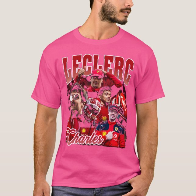 Camiseta Charles Leclerc Vintage Bootleg (Anverso)