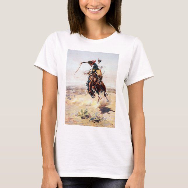 Camiseta Charles Marion Russell un mún Hoss (Anverso)