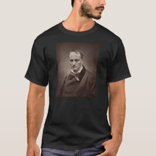 Camiseta Charles Pierre Baudelaire Portrait Étienne Carjat