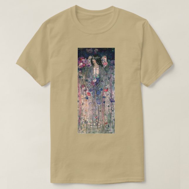 Camiseta Charles Rennie Mackintosh Art Deco Diseño En Hadas (Diseño del anverso)