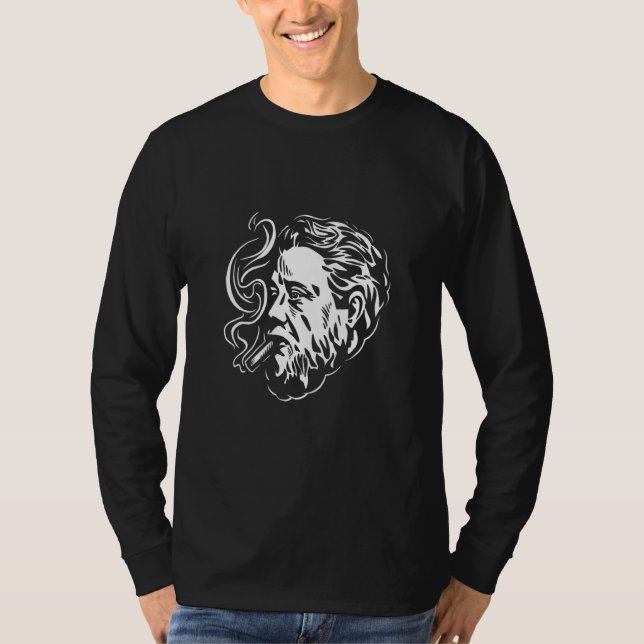 Camiseta Charles Spurgeon Fumar un cigarro (Anverso)
