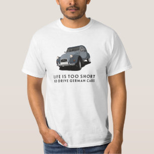 Camiseta Charleston 2CV - 6 opciones de color, la vida es
