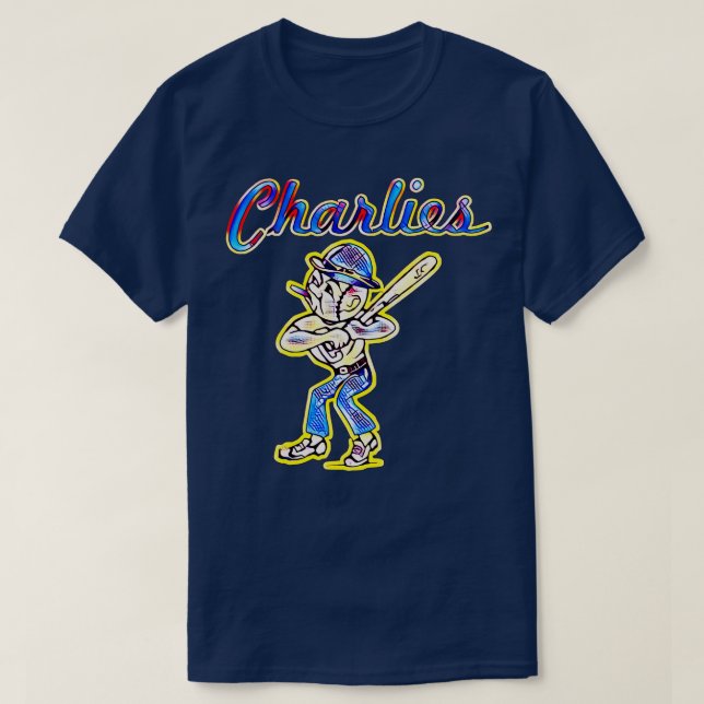 Camiseta Charleston Charlies Baseball TShirt 1 (Diseño del anverso)