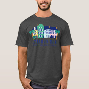 Camiseta Charleston Rainbow Row South olina