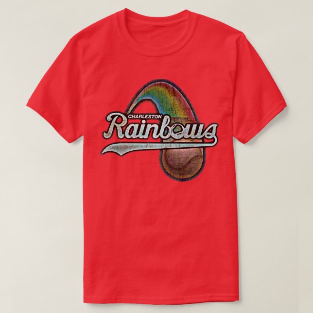 Camiseta Charleston Rainbows Baseball (Diseño del anverso)