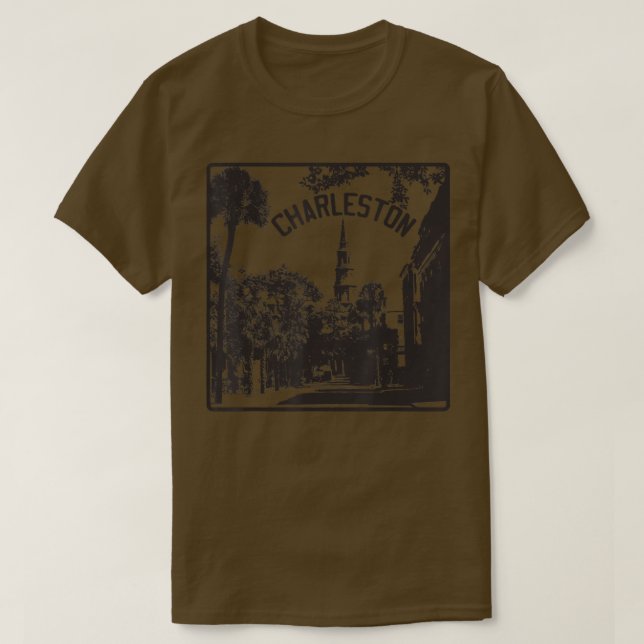 Camiseta Charleston, SC Quarter St (Diseño del anverso)