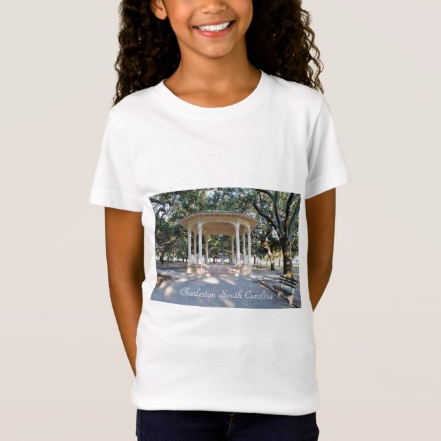 Camiseta Charleston South Carolina, Gazebo, Battery (Anverso)