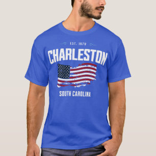 Camiseta Charleston South olina SC Old Glory USA Bandera