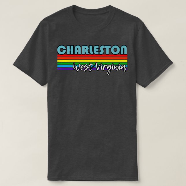 Camiseta Charleston West Virginia Pride Charleston LGBT Gi (Diseño del anverso)