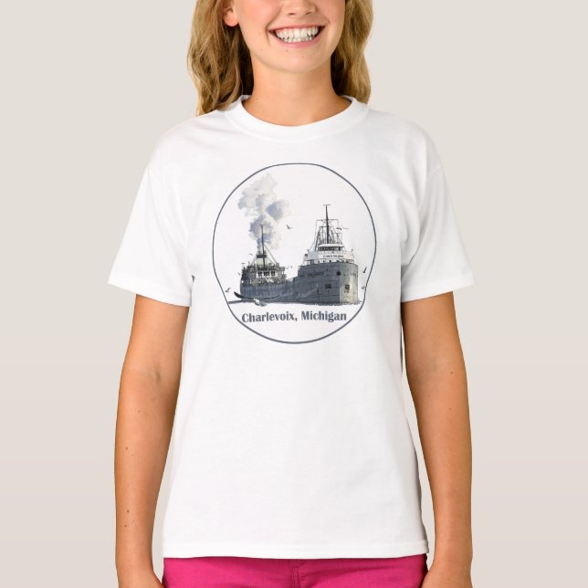 Camiseta Charlevoix, Michigan (Anverso)