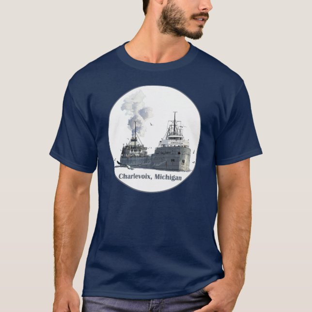 Camiseta Charlevoix, Michigan (Anverso)