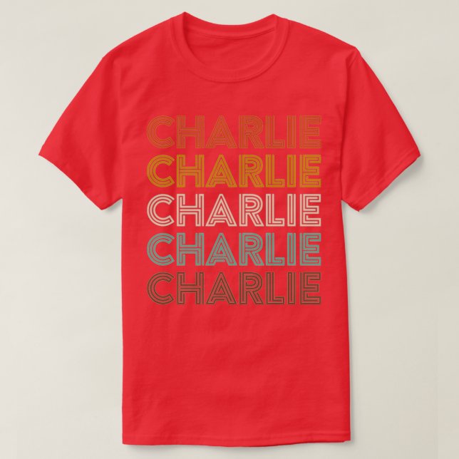 Camiseta Charlie (Diseño del anverso)