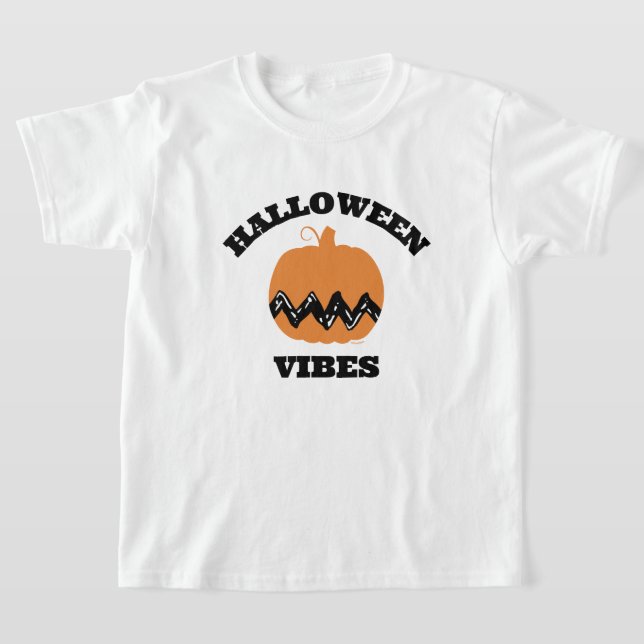 Camiseta Charlie Brown Naranja Pumpkin | Vibes de Halloween (Distribución)