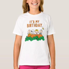 Camiseta Charlie Brown y la Calabaza de Pandillas Cumpleaño