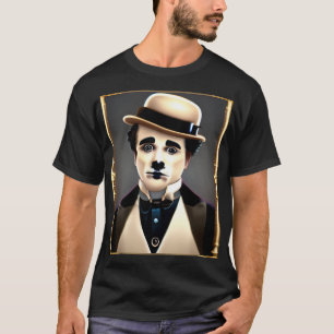 Camiseta Charlie Chaplin Sad Dog