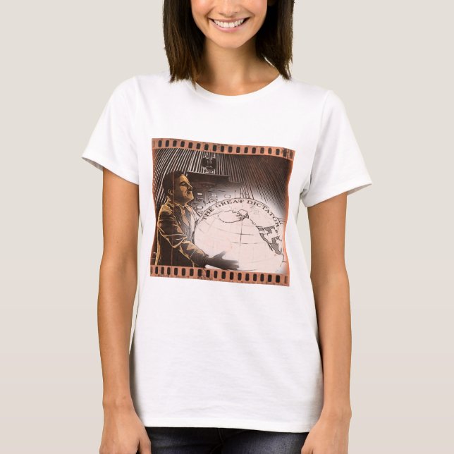 Camiseta Charlie Chaplin T-Shirt El gran dictador, Charlie (Anverso)
