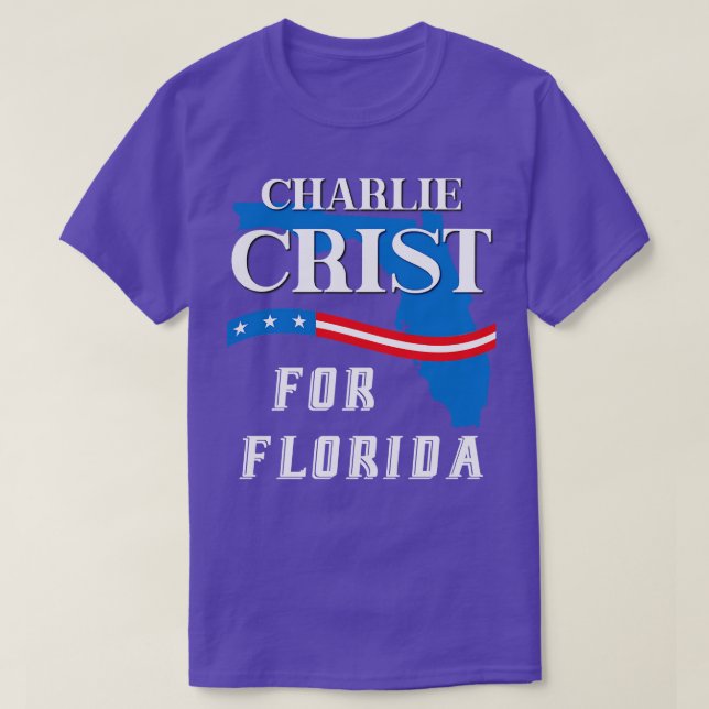 Camiseta Charlie Crist Para Las Elecciones Gubernativas De  (Diseño del anverso)