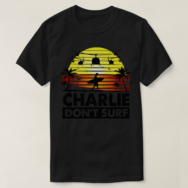 Camiseta Charlie Dont Surf (Diseño del anverso)