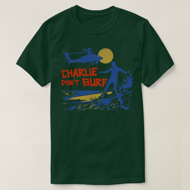 Camiseta Charlie Dont Surf (Diseño del anverso)