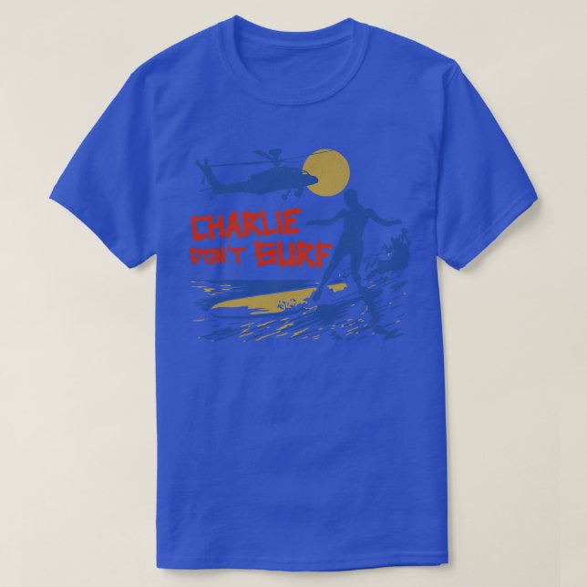 Camiseta Charlie Dont Surf (Diseño del anverso)