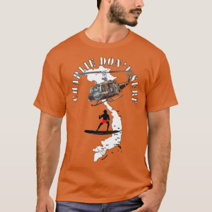 Camiseta Charlie Dont Surf con Big Helo White