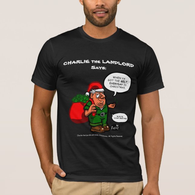 Camiseta Charlie el propietario (Anverso)