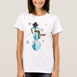 Camiseta Charlie el tipo de la nieve (camiseta de manga lar