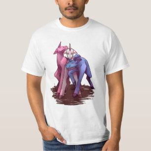 Camiseta charlie, el unicornio feliz