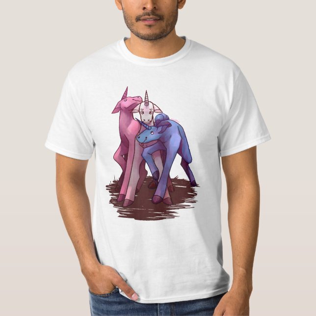 Camiseta charlie, el unicornio feliz (Anverso)