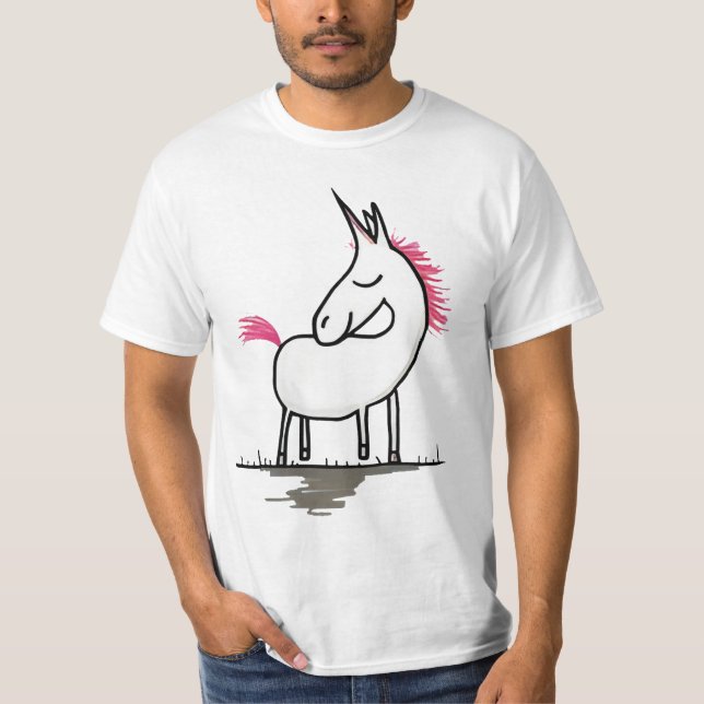 Camiseta charlie el unicornio será loco, tú (Anverso)