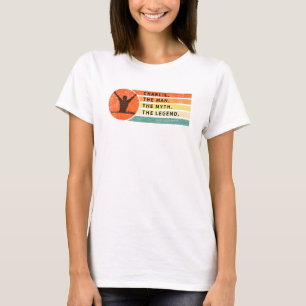 Camiseta Charlie Man Mito Leyenda Retro Vintage Cumpleaños